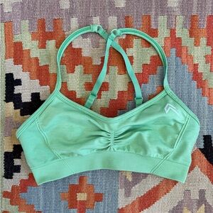 Oner Active Mint Green Strappy Sports Bra